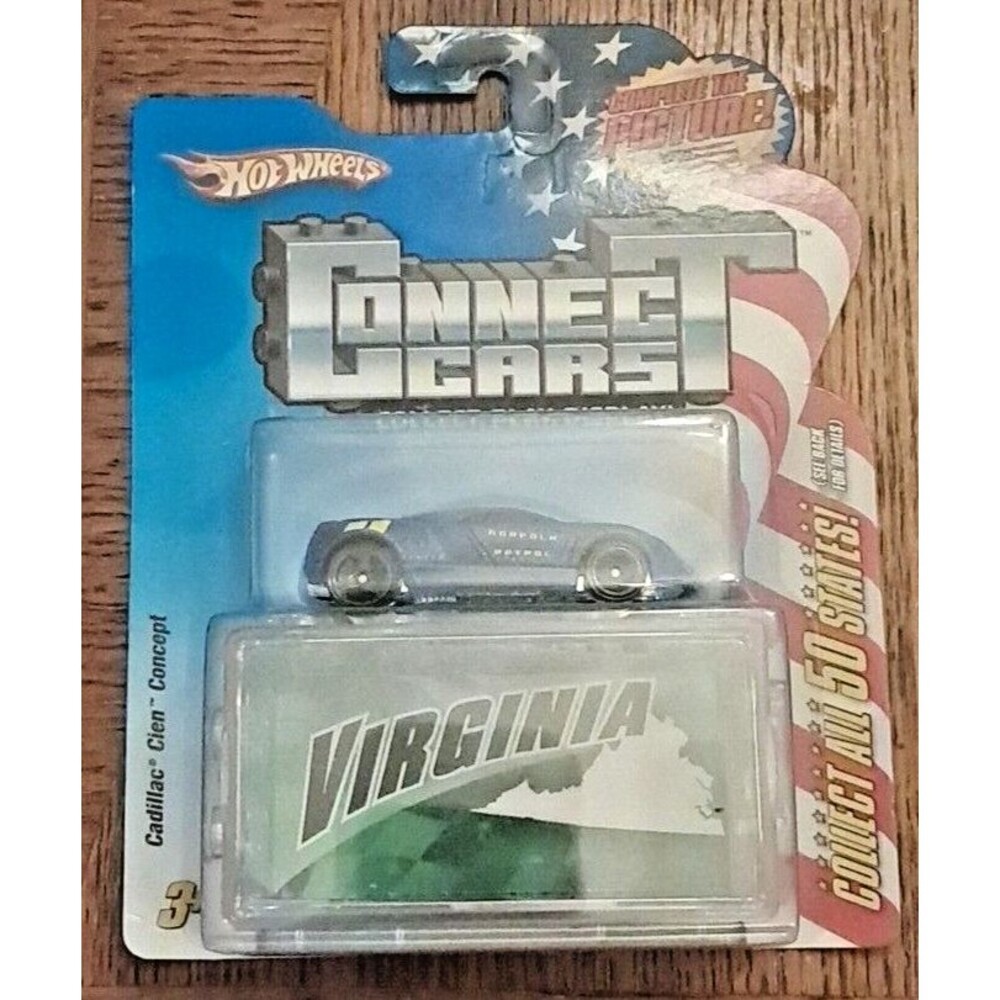 Hot Wheels Connect Car- Virginia 2008 Mint in Package!!!